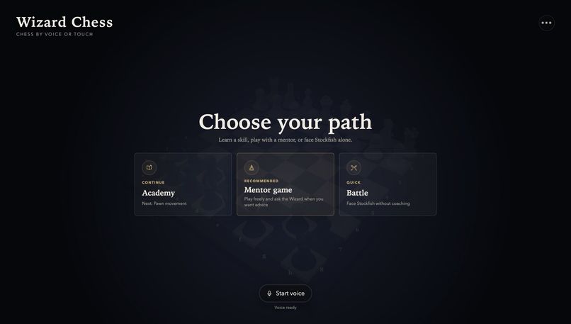 Wizard chess – screenshot 1
