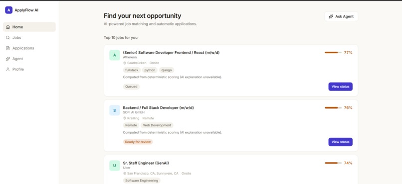 ApplyFlow AI – screenshot 3