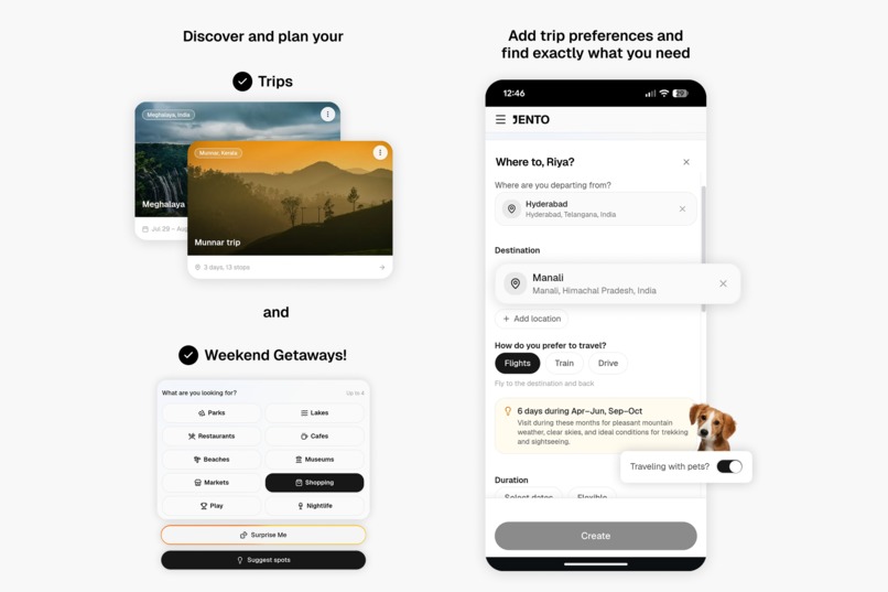 Jento - AI Trip Planner – screenshot 3