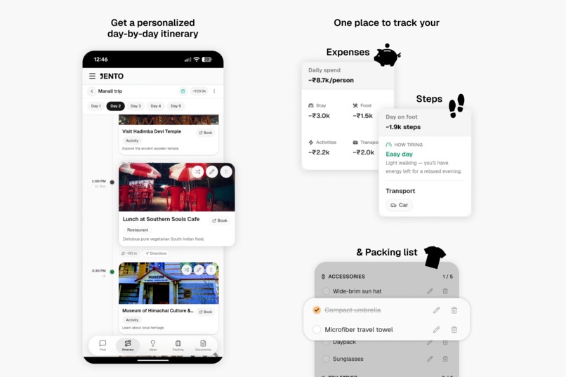 Jento - AI Trip Planner – screenshot 4