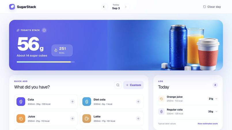 SugarStack – screenshot 1