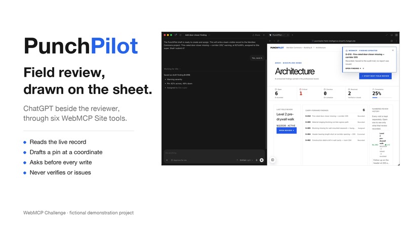 PunchPilot — field review, drawn on the sheet – screenshot 1
