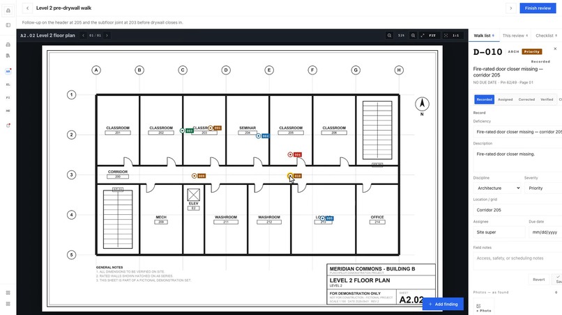 PunchPilot — field review, drawn on the sheet – screenshot 4