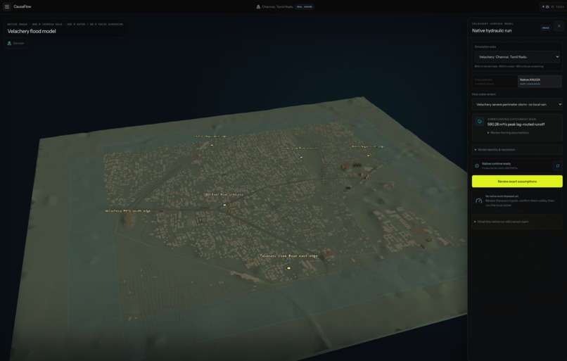 CausaFlow — An Urban Flood Forensic Lab – screenshot 3