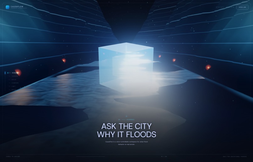CausaFlow — An Urban Flood Forensic Lab – screenshot 4