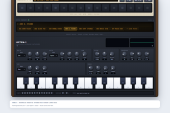 LISTEN — the synth your agent can hear