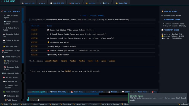 K-Cli-For-Devs : Autonomous AI DevOps Workstation – screenshot 2