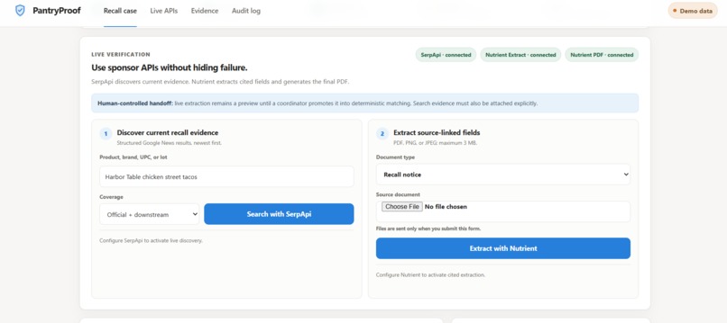 PantryProof – screenshot 2