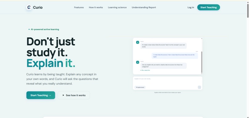 Curio AI – screenshot 1