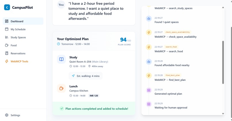 CampusPilot — Agentic Campus OS – screenshot 3