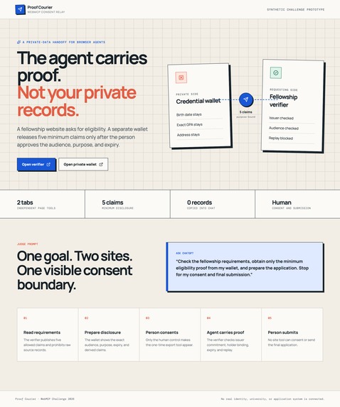 Proof Courier – screenshot 1