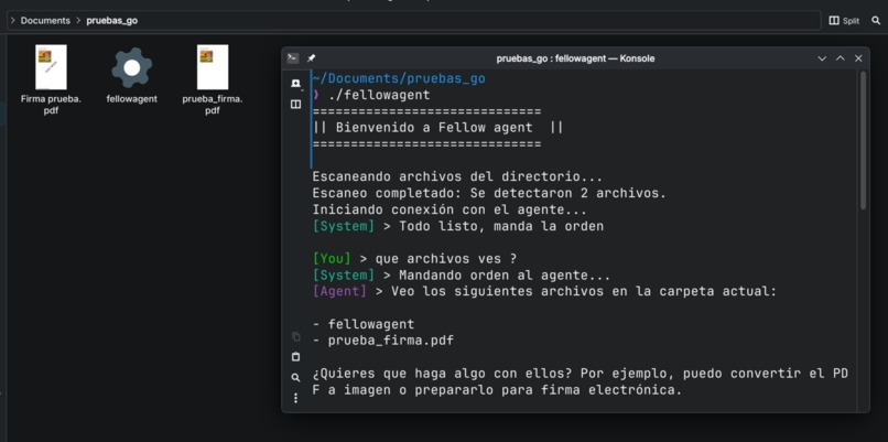 fellowagent: Terminal-Native PDF & eSign AI CLI – screenshot 1
