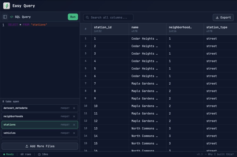 Easy Query – screenshot 2