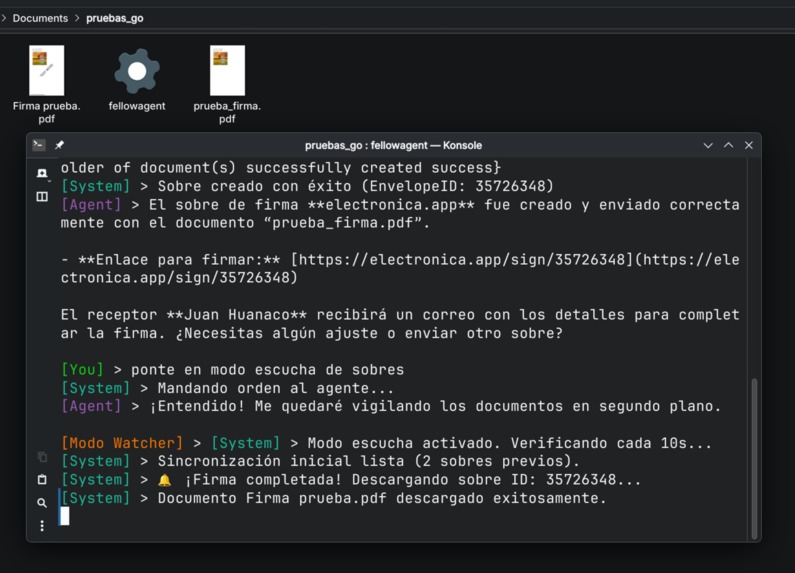 fellowagent: Terminal-Native PDF & eSign AI CLI – screenshot 2