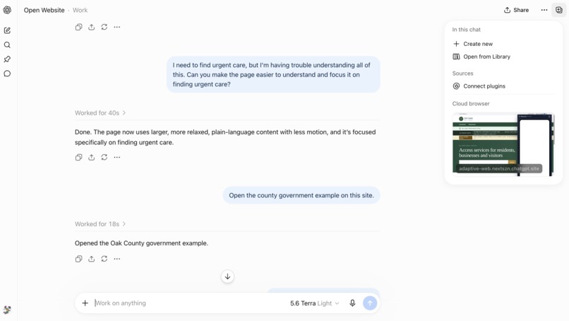 Adaptive WebMCP – screenshot 4