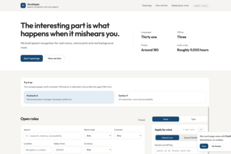 VocalApply - voice-driven job application