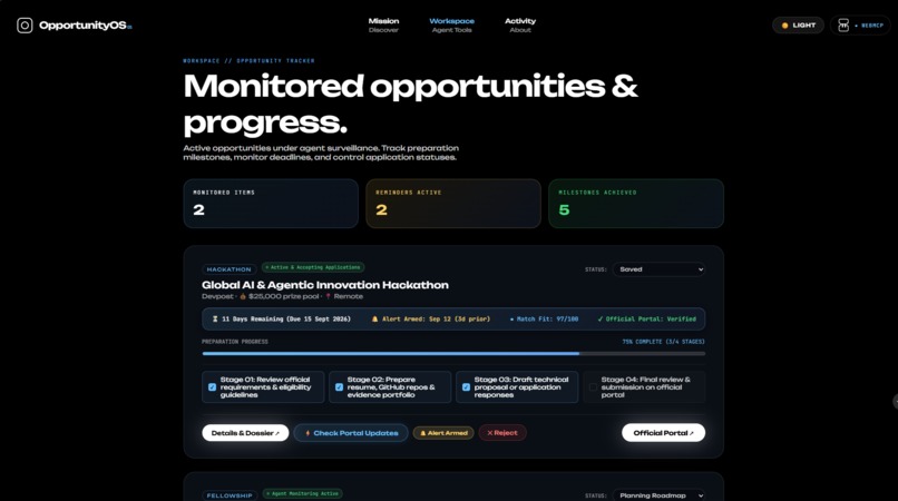 OpportunityOS – screenshot 1