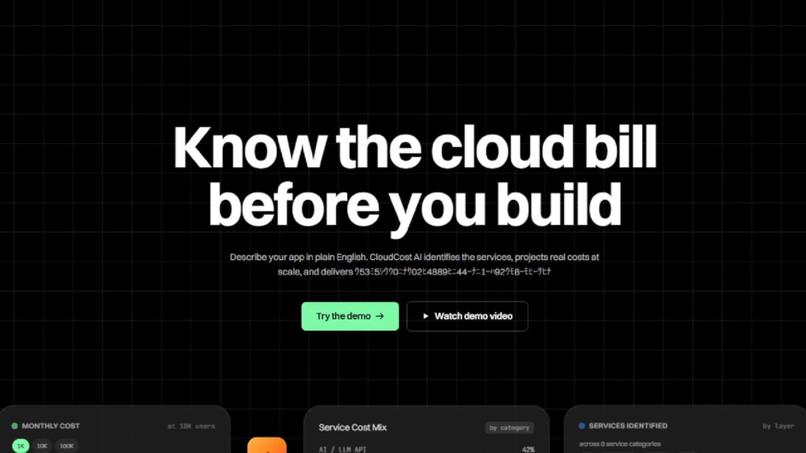 CloudCost AI – screenshot 1