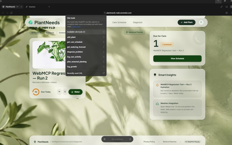 PlantNeeds – screenshot 1