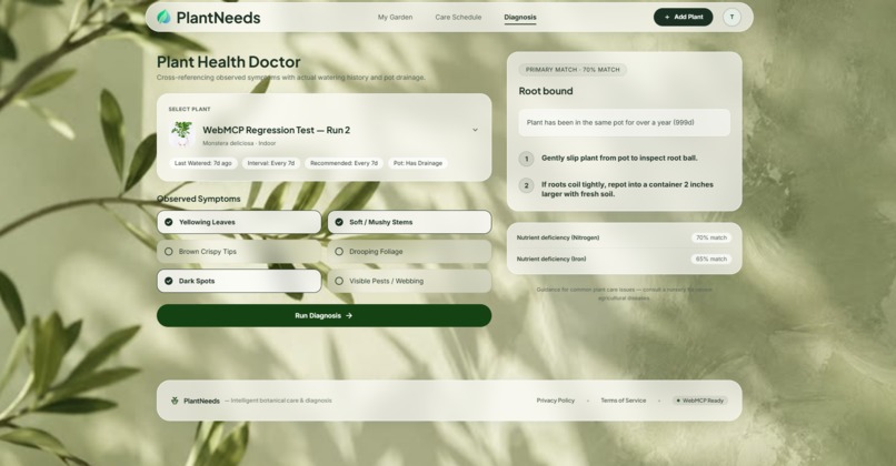 PlantNeeds – screenshot 2