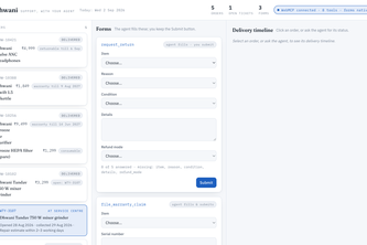 Dhwani - a support desk whose forms are the tools