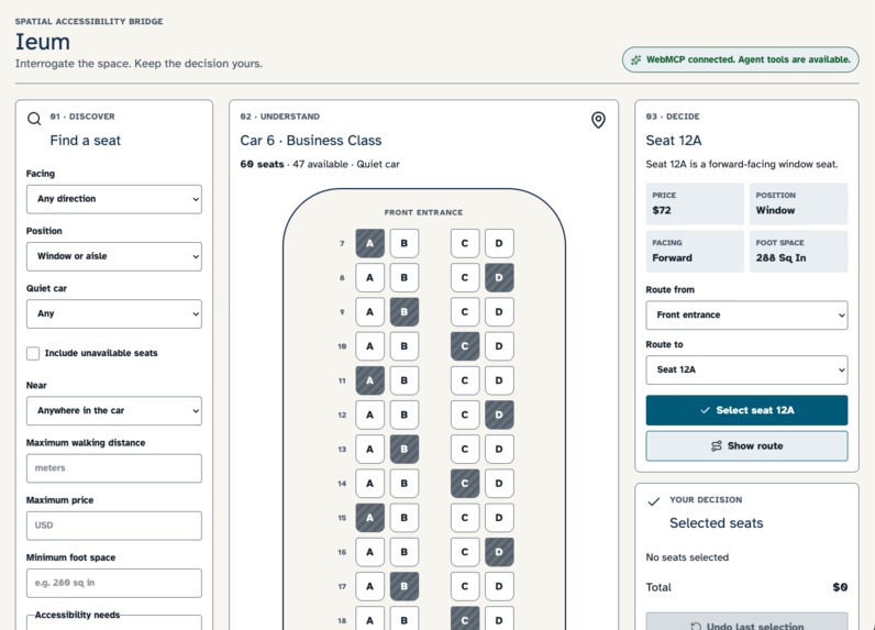 Ieum — Spatial Accessibility Bridge – screenshot 1
