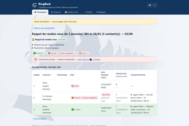 RingBack – screenshot 6