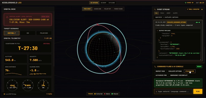 KESSLERSHIELD-LEO-Conjunction-Debris-Avoidance-Flight – screenshot 3