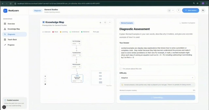 RootLearn – screenshot 1