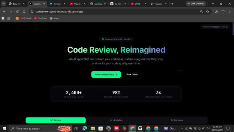 CodeReview Agent – screenshot 1
