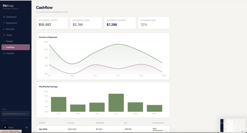 FinSnap - Your finances, agent-ready – screenshot 6
