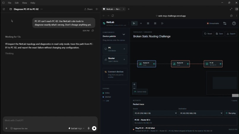 NetLab – screenshot 2