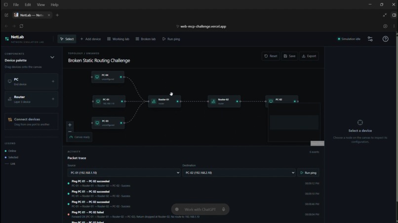 NetLab – screenshot 3