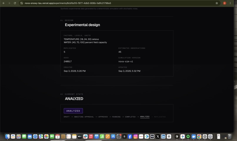 NOVA LAB – screenshot 2