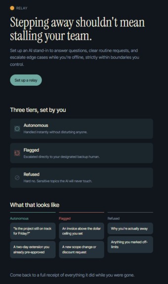 Relay WebMCP – screenshot 1