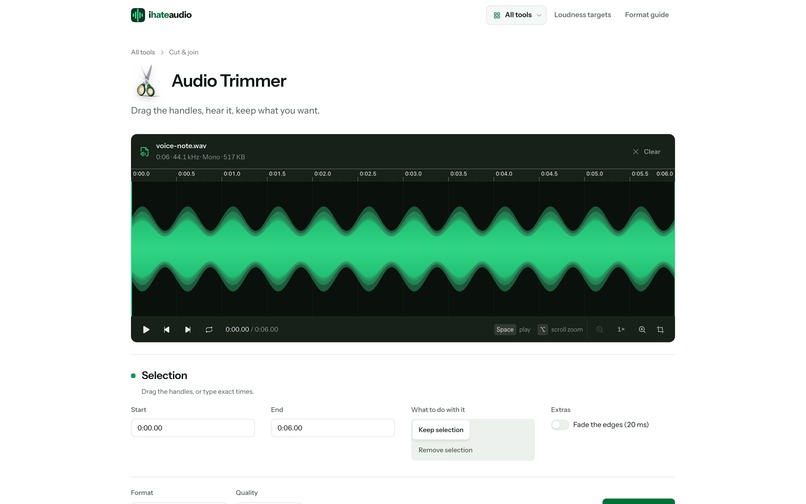 ihateaudio – screenshot 3