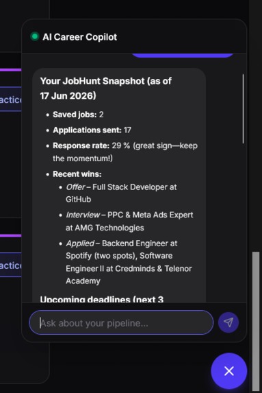 Job hunt AI – screenshot 3