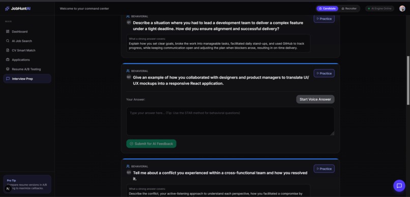 Job hunt AI – screenshot 5