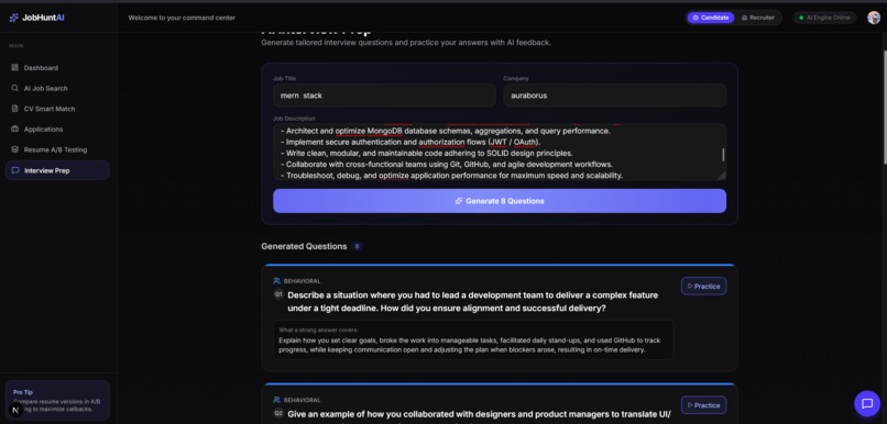Job hunt AI – screenshot 6