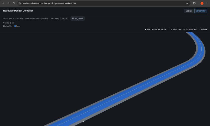 Roadway Design Compiler – screenshot 11