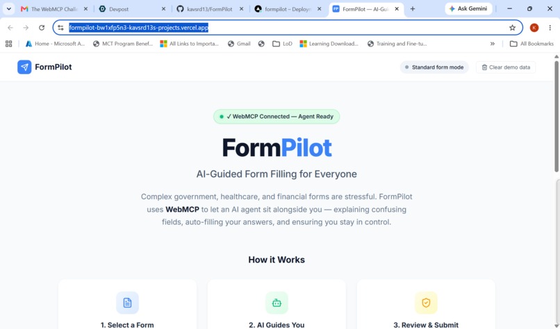 FormPilot – screenshot 2