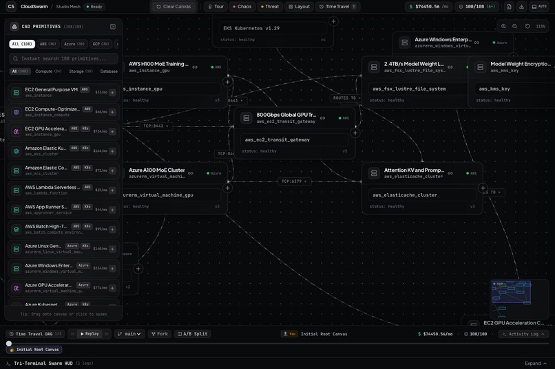 CloudSwarm: Agent-Native Cloud Infrastructure CAD – screenshot 6