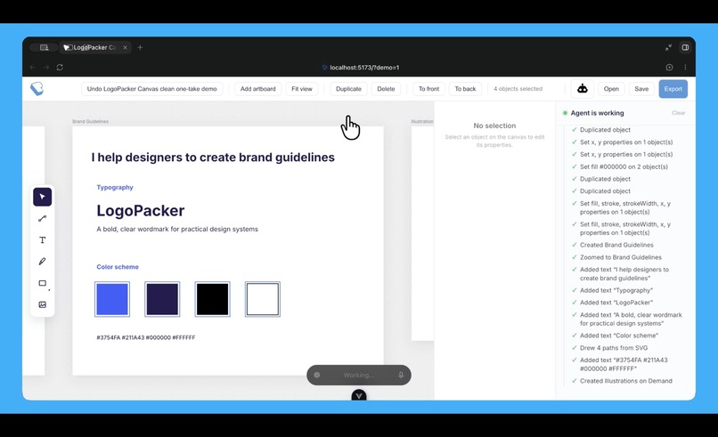 LogoPacker Canvas - Assisted Canvas with Local Workspace – screenshot 5