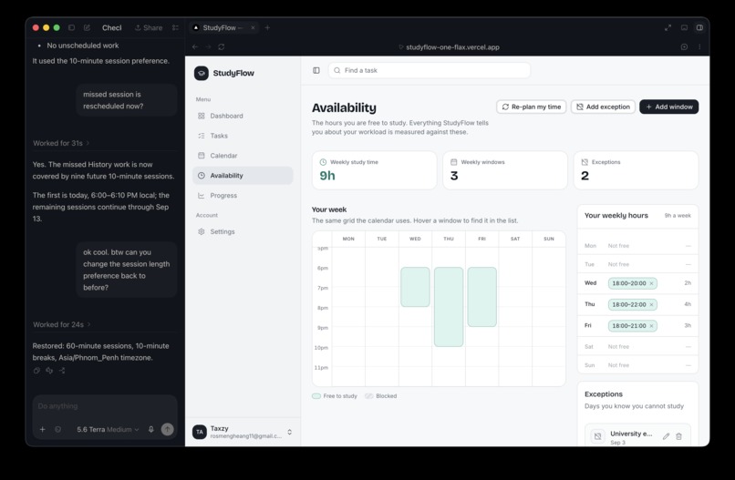 StudyFlow – screenshot 3