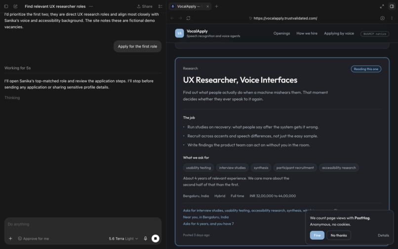 VocalApply - voice-driven job application – screenshot 4