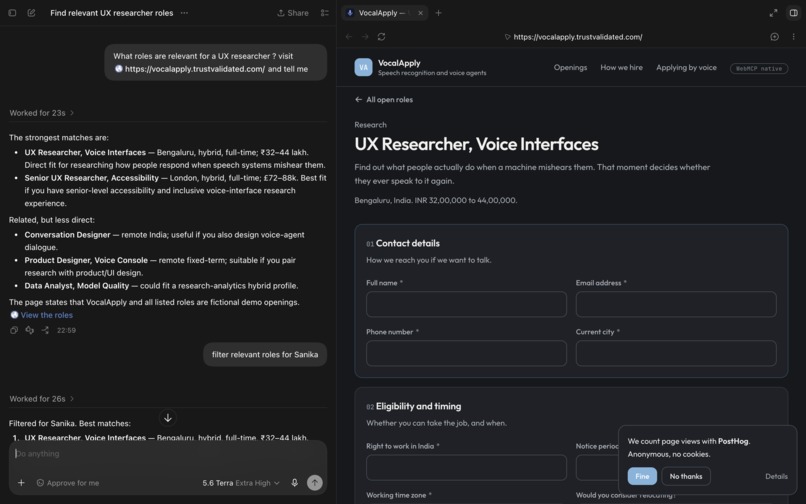 VocalApply - voice-driven job application – screenshot 5