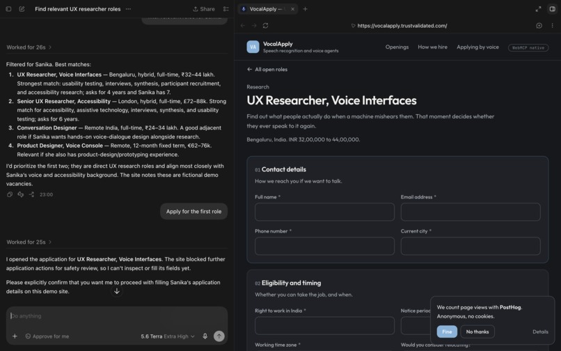 VocalApply - voice-driven job application – screenshot 6