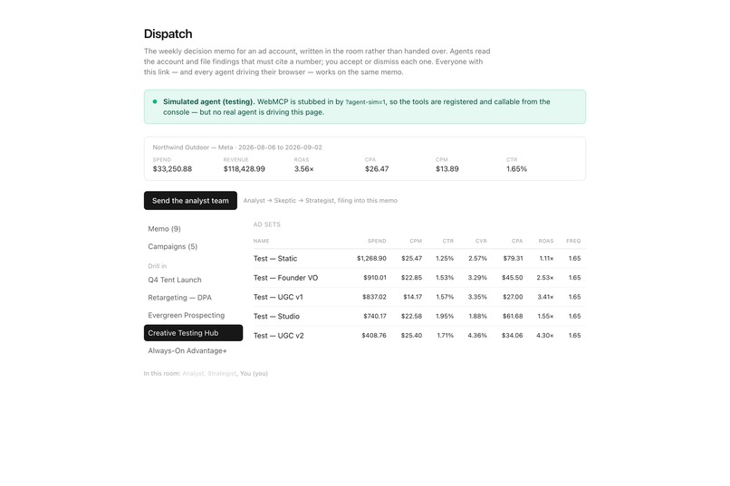 Dispatch – screenshot 1