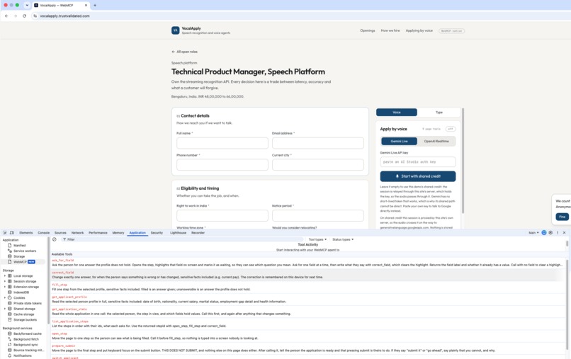 VocalApply - voice-driven job application – screenshot 8