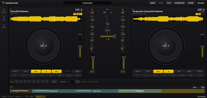 BananaLabs - WebMCP DJ – screenshot 1